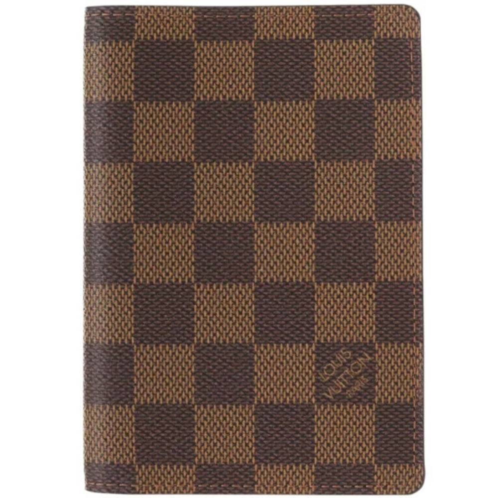 Louis Vuitton Couverture Passport Damier canvas brown notebook cover LV